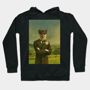 Victorian Stoat Gentleman Hoodie